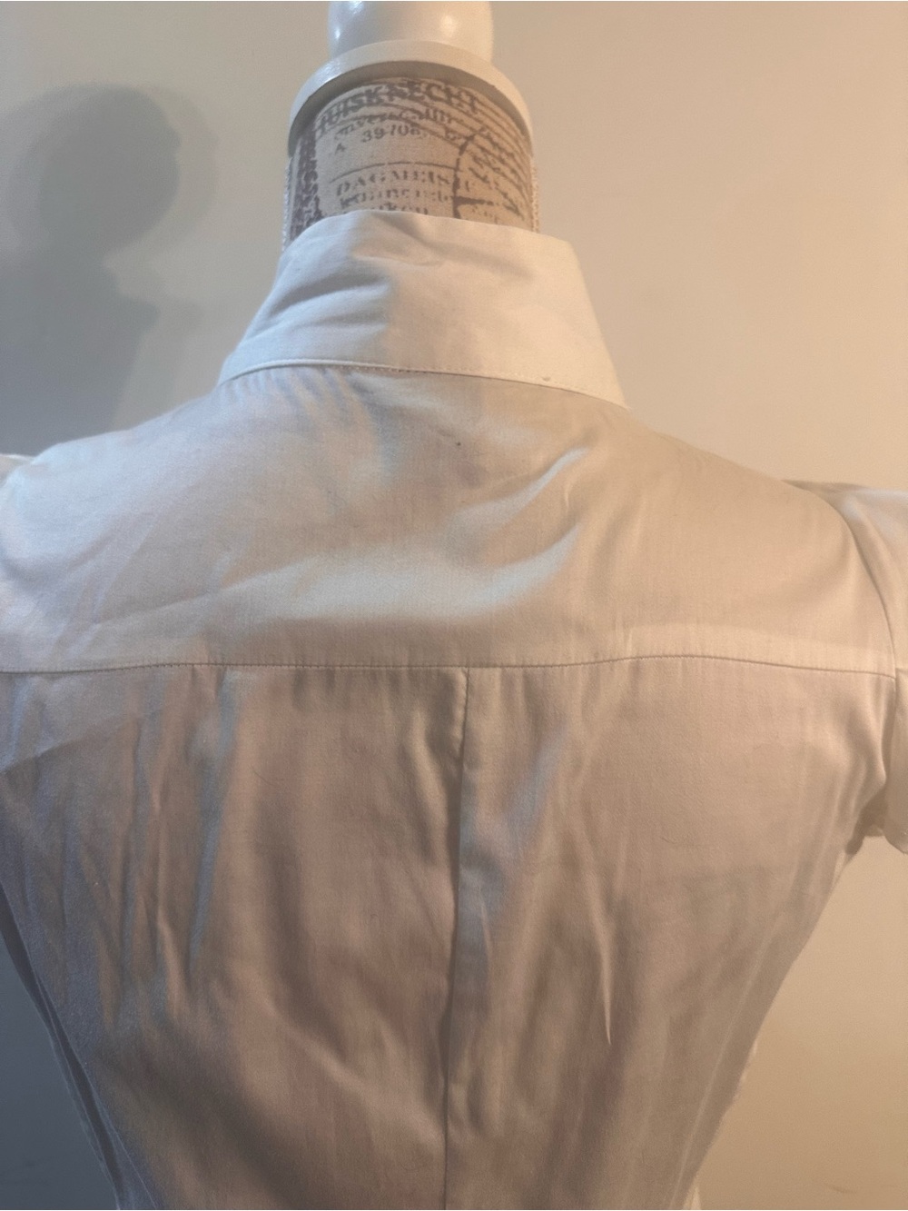 C. Luce White Ruffle-Front Cap Sleeve Blouse - Picture 7 of 12